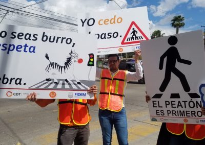 Inicia campaña para generar conciencia vial